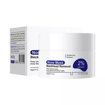 Средство для удаления черных точек, Мазь-маска для носа от черных точек, Улучшает клубничную жирность носа и маску для носа One Size белый