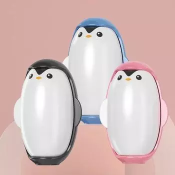Средство для удаления катышков Penguin Lint Remover Бытовая портативная липкая моющаяся многоразовая мини-роликовая щетка с шариком, подходит для чистки шерсти домашних животных чёрный
