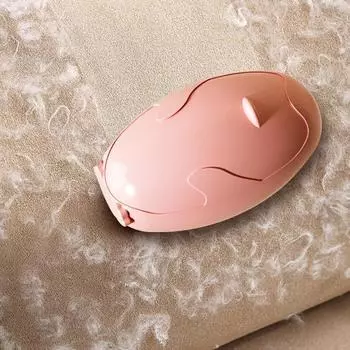 Средство для удаления катышков Penguin Lint Remover Бытовая портативная липкая моющаяся многоразовая мини-роликовая щетка-шар, подходящая для чистки шерсти домашних животных розовый