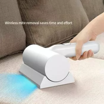 Средство для удаления клещей, эффективная машина для удаления клещей, перезаряжаемый ручной пылесос для матрасов, для кровати, дивана, ковра, дорожного покрытия белый