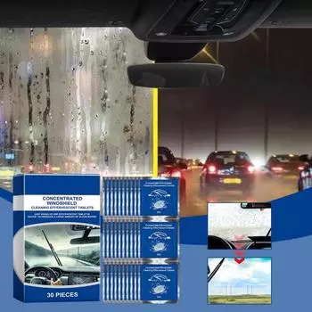 Средство для удаления масляной пленки с лобового стекла автомобиля, Жидкость для омывателя, Таблетки, Эффективный очиститель для масляной пленки, Многоцелевой очиститель для лобового стекла автомобиля CHINA