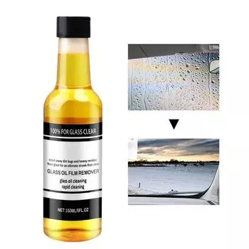 Средство для удаления масляной пленки с лобового стекла автомобиля, крем для чистки автомобильных стекол, 5 жидких унций, спрей для удаления пленки со стекол, средство для удаления пятен с водной поверхности автомобиля