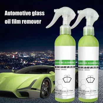 Средство для удаления масляной пленки со стекол, пена для мытья окон автомобиля, паста 300 мл, пена-спрей для очистки масляной пленки со стекол, очиститель лобового стекла автомобиля CHINA