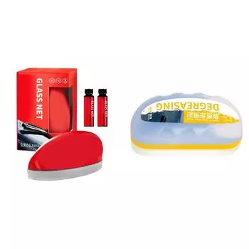 Средство для удаления масляной пленки со стекол автомобиля 30 мл Мощный очиститель лобового стекла (с 2 сменными картриджами)