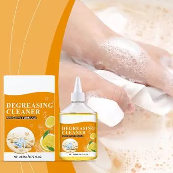 Средство для удаления масляных пятен с одежды. Очистка пятен. Ткань для домашнего хозяйства. Средство для стирки длительного действия. 258 мл. One Size
