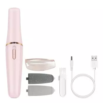 Средство для удаления мозолей на ногах, электрические педикюрные инструменты Pedi с аккумулятором и умной подсветкой