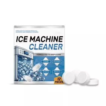 Средство для удаления накипи из льдогенератора. 24 таблетки. очищающий. Удаление накипи и для домашнего использования One Size