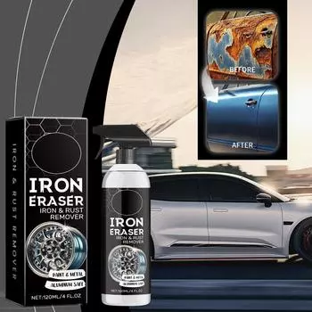 Средство для удаления накипи в автомобиле, очистка автомобиля, дезактивация, удаление накипи, чистка шин 120 мл One Size чёрный