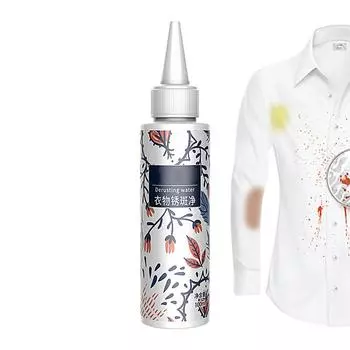 Средство для удаления пятен от ржавчины на ткани, сильное жидкое чистящее средство для одежды, 100 мл, чистящее средство для матрасов, эффективное чистящее средство для одежды CHINA