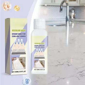 Средство для удаления пятен с камня, чистка каменных полов, уход, полировка, обезжиривание, удаление пятен, отбеливающее чистящее средство 100 мл One Size