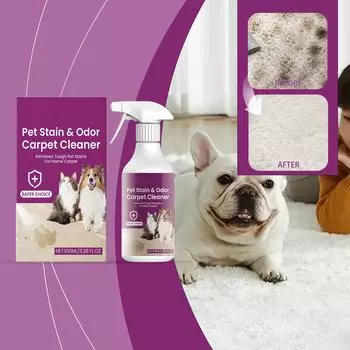 Средство для удаления пятен с ковров от домашних животных Дезодорант Средство для удаления стойких пятен с ковров от домашних животных 120 мл One Size
