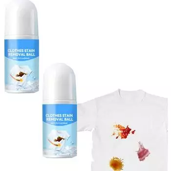 Средство для удаления пятен с одежды - дизайн в виде рулона, быстрое и не требующее стирки решение для экстренного удаления пятен, эффективная очистка за 1 минуту 50ml