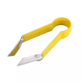 Средство для удаления сердцевины из клубники, средство для удаления глазков ананаса, длинная ручка, эргономичный, трудосберегающий скребок из нержавеющей стали, портативный кухонный гаджет красный