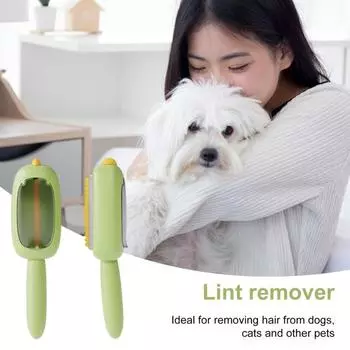 Средство для удаления шерсти домашних животных, ролик для удаления катышков, моющаяся щетка для одежды, мебели, ковров, многофункциональный инструмент для удаления шерсти домашних животных жёлтый