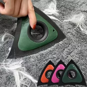 Средство для удаления шерсти домашних животных, щетка для удаления шерсти животных для дивана, устройство для чистки автомобильных ковров, инструмент для чистки волос домашних животных и собак 15x15cm красный