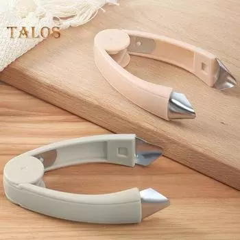 Средство для удаления стеблей клубники из нержавеющей стали, средство для удаления глаз с ананасом, простой в использовании, прочный многоразовый инструмент для фруктов, кухонный гаджет синий