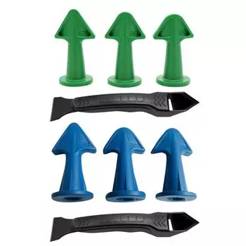 Средство для удаления строительного силикона, средство для удаления герметика, скребок для затирки (зеленый)