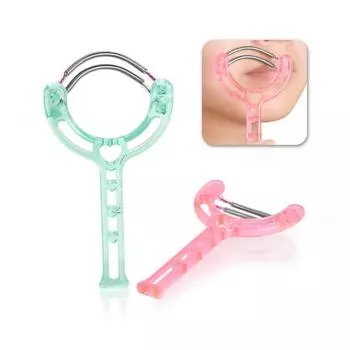 Средство для удаления волос на лице Весеннее удаление волос на лице для женщин Весенний эпилятор для лица удаляет волосы на верхней губе, подбородке, щеках и бакенбардах Random Color