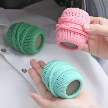 Средство для удаления волос при стирке. Шикарный защитный, долговечный шарик для стирки. Удаление стойких пятен. Противозакручивающийся шарик для сушки. Шарик для сушки. Аксессуары для ванной комнаты. розовый