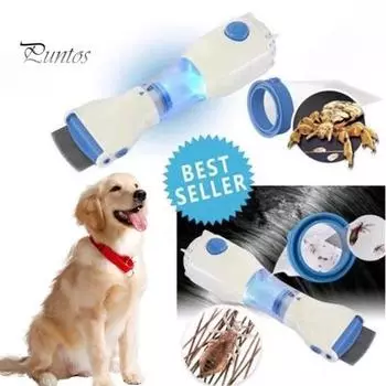 Средство для удаления вшей для домашних животных Расческа от блох для домашних животных Зубы из нержавеющей стали Вакуумная вша и ловушка для яиц для маленьких, средних и крупных домашних животных C UK