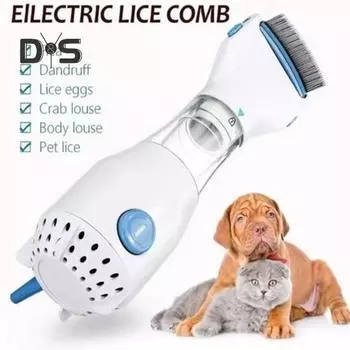 Средство для удаления вшей для домашних животных Расческа от блох для домашних животных Зубы из нержавеющей стали Вакуумная вша и ловушка для яиц для маленьких, средних и крупных домашних животных C UK