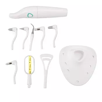 Средство для удаления зубного налета, 12000–17000 об/мин, эффективный портативный набор для чистки зубов со светодиодной подсветкой для путешествий H