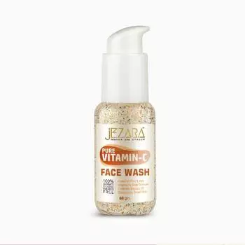 Средство для умывания лица Jezara с чистым витамином С | 100% безмасляная кожа