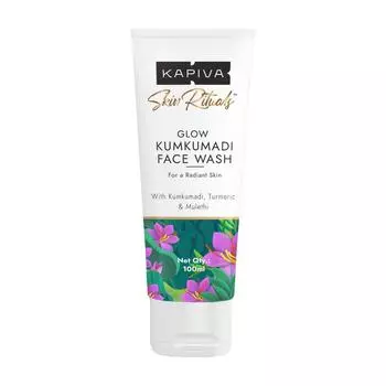 Средство для умывания с Кумкумади (100 мл), Glow Kumkumadi Face Wash, Kapiva