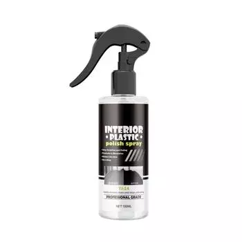 Средство для восстановления пластика автомобиля, восстановление автомобиля, пластиковые детали кожаного салона, средство для кристаллического покрытия, черное средство для пластика 150 мл One Size чёрный