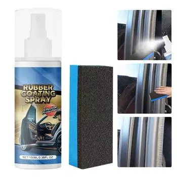 Средство для восстановления резиновой отделки автомобиля 100 мл, очиститель и защитное средство для салона, эффективное многофункциональное средство для чистки резины автомобиля, для приборных панелей, колес CHINA