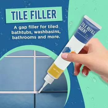 Средство для заправки плитки, эффективное водонепроницаемое средство для ремонта швов керамической плитки, 20 мл, ванна