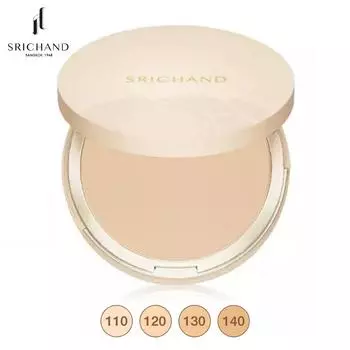 SRICHAND Skin Essential Compact Powder SPF15 PA+++ - 120 Бежевый 9 г, без парабенов, отдушек и спирта - Тайская косметическая косметика