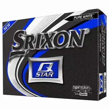 SRIXON 2020 Golf Balls 1 Dozen USA Direct Imported Ionomer Cover 2 Pieces White Q-STAR белый