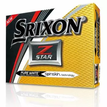 SRIXON Golf Ball Golf Ball Construction 2017 Model White Construction Z-Star Z-Star 3-Piece (1 Dozen) 3-Piece