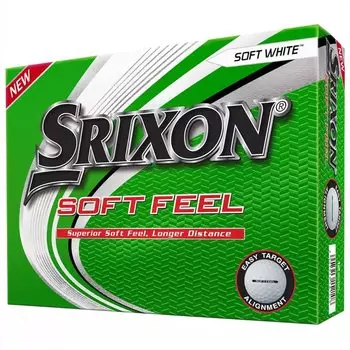SRIXON SOFT FEEL 2020 Golf Ball Vivid Color Matte Finish Matte SRIXON GOLF BALL SOFT FEEL USA Direct Import White