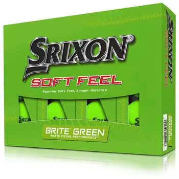 SRIXON SOFT FEEL 2023 Golf Ball Vivid Color Matte Finish Matte SRIXON GOLF BALL SOFT FEEL USA Direct Import Green