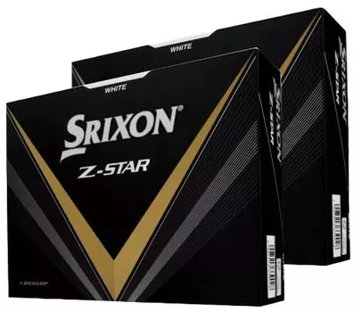SRIXON White 2 Dozen Set Golf Balls 24 with original sheet Z-STAR Comes
