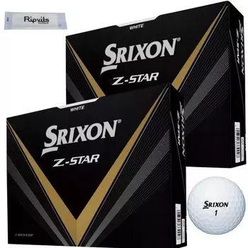 SRIXON White 2 дюжины мячей для гольфа 24 чистящих листа набор Z-STAR *Оригинал