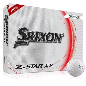 Srixon Z Star XV 8 дюжин мячей для гольфа премиум-класса Tour Level Performance Urethane 4 шт. Аксессуары для гольфа премиум-класса и гольф Pure White - - - - - - Подарки,