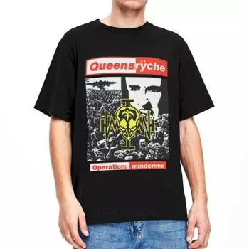 sryche Operation Mindcrime для женщин-унисекс футболки Merch Unique Tee Shirt Футболка из хлопка Unique Clothing S