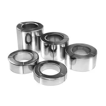 Ss001 Металл Нержавеющая сталь Устройство для связывания мошонки Магнит Пенис Задержка Пениса Подвеска Кольцо Взрослый Секс-товар High14mm