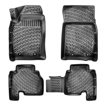 СсангЙонг Актион (2006) Высококачественные и прочные резиновые автомобильные коврики — без запаха, нескользящие, долговечные.