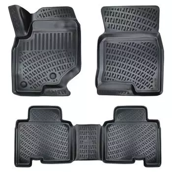 СсангЙонг Рекстон (После 2017 года) Высококачественные и прочные резиновые автомобильные коврики — без запаха, нескользящие, долговечные.