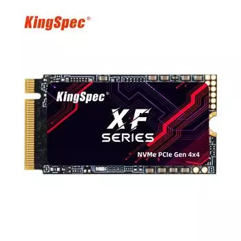 SSD KingSpec M.2 NVMe 2242 PCIe4.0x4 Твердотельный накопитель Скорость чтения до 5000 МБ/с Серия XF 2242