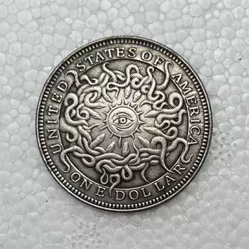 США США глаз Хобо никелевые памятные коллекционные сувениры серебряные монеты