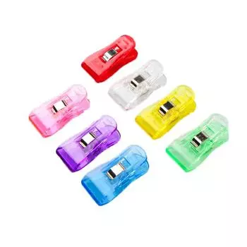 Сшитые пластиковые зажимы для позиционирования поделок своими руками 50 штук случайных цветов