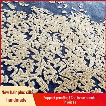 Сшитый вручную ковер из новозеландской шерсти и нейлона для конференц-залов и приемных 50x50cm (Custom Sample via SF Express)