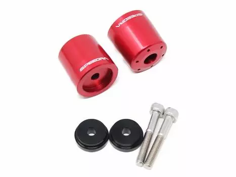 SSK Алюминиевые заглушки руля Тип B Цвет: Красный YAMAHA YZF-R6 2006-2016 FZ8 2011-2015 YZF-R1 1998-2014 FJR1300 2003-2015 V-MAX1700 2009-2017