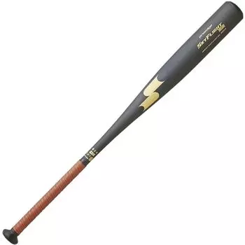 SSK Baseball General Hardball Metal Bat Skyflight NSR (EBB1103) Black x Gold (9038) 84cm (over 900g) Compatible with new standards