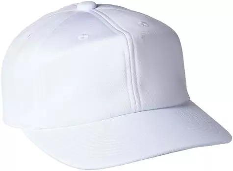 SSK Square Brim Baseball Cap BC061 White L 6-sided